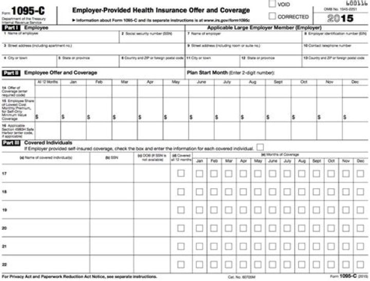 Are 1095 forms required for 2019 taxes?