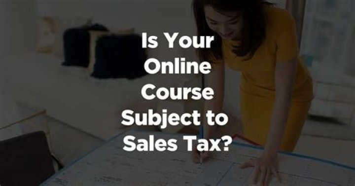 Are websites subject to sales tax?