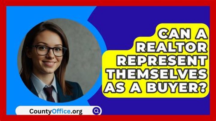 Can a broker represent themselves as a buyer?