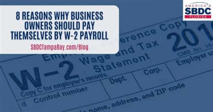 Can a business owner give themselves a W-2?