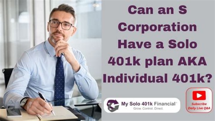 Can a corporation have a 401k?