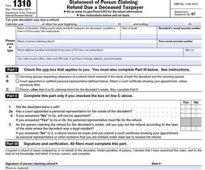 Can a deceased spouse file a tax return?