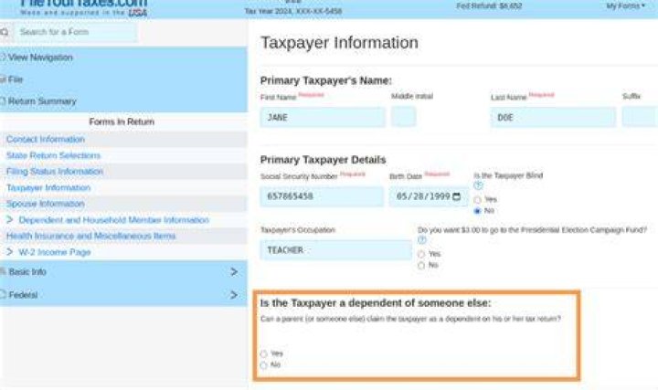 Can a dependent file their own tax return?