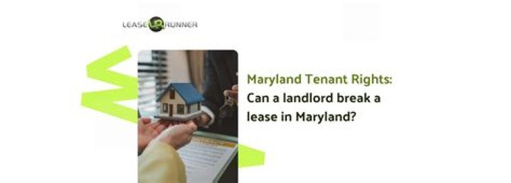 Can a landlord sell a house during a lease in Maryland?