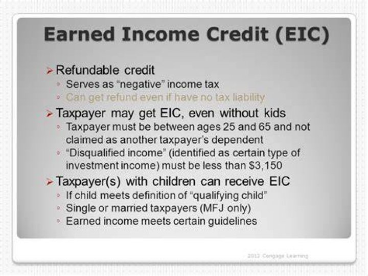 Can a single taxpayer with no children claim the EIC?