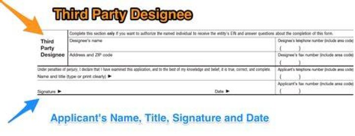 Can a third party apply for an EIN online?