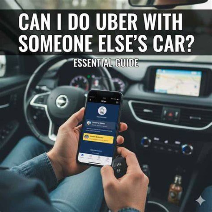 Can I do Uber If the car is not under my name?