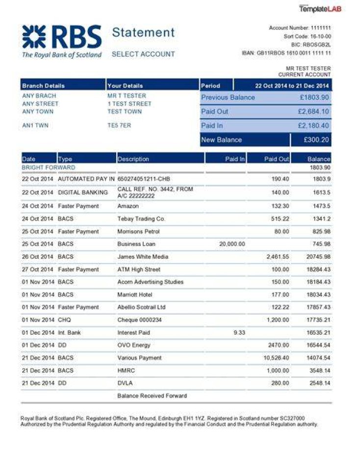 Can I download my bank statement?