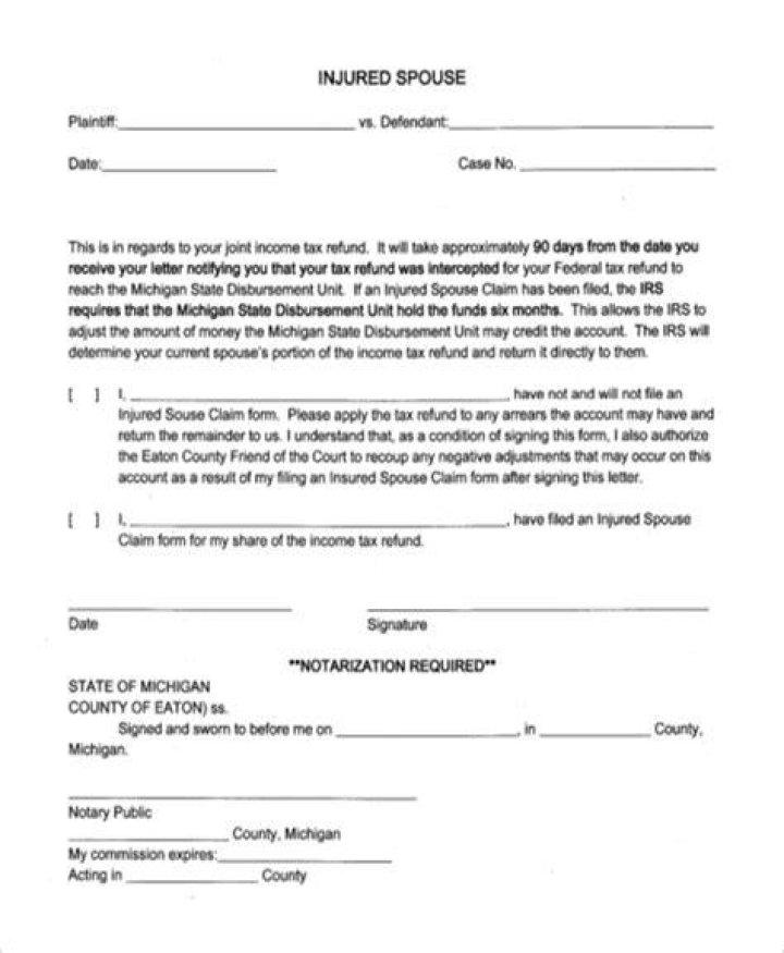 Can I file an injured spouse form after filing taxes?