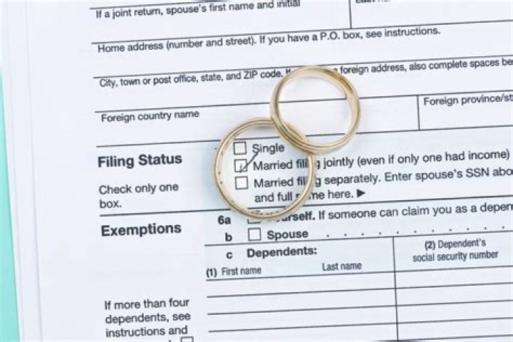 Can married couples file taxes separately in USA?