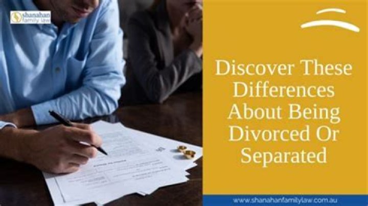 Can you be married but separated?