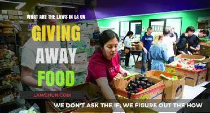Can you be sued for giving away food?