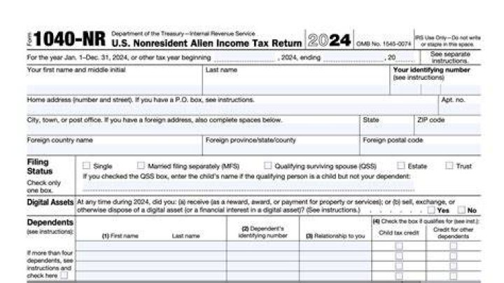 Can you file 1040 NR EZ online?