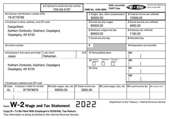 Can you file W-2 from different states?
