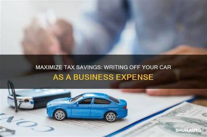 Can you write off a car as a business expense?