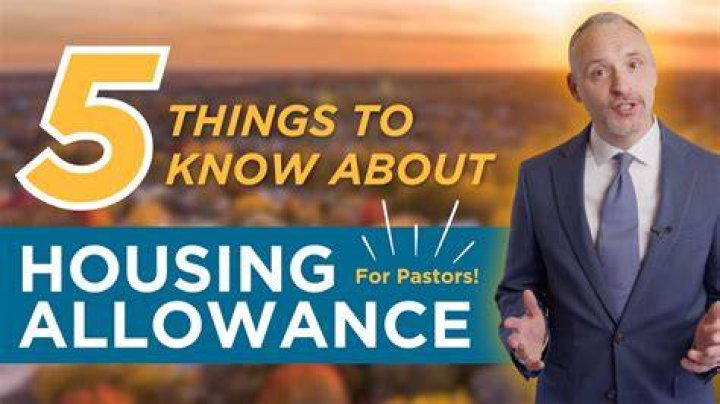 Do chaplains get housing allowance?