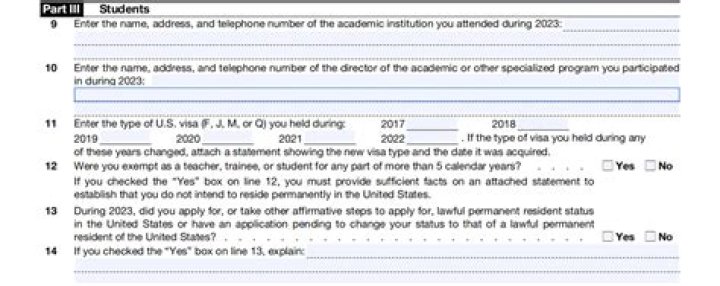 Do f1 Students need to file form 8843?