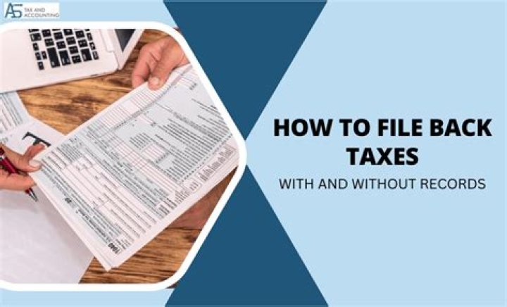 Do I need an accountant to file back taxes?