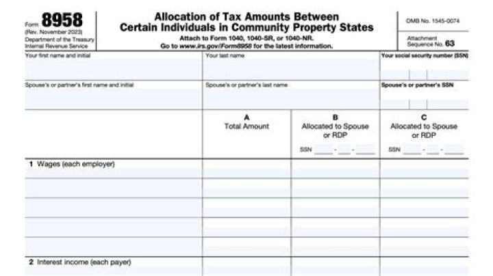 Do I need to file a form 8958?