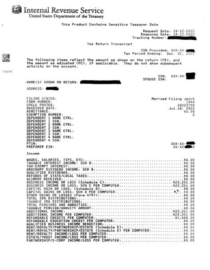 Do you get tax transcripts when you file taxes?
