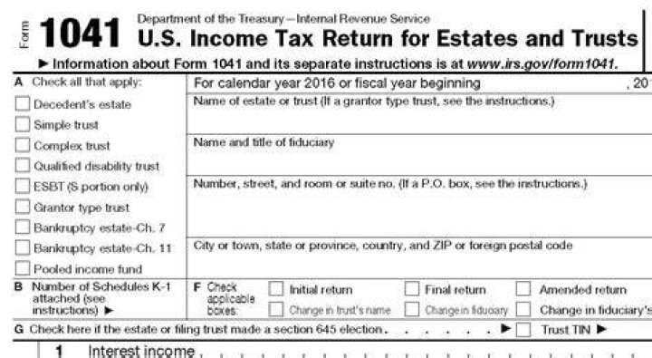 Do you have to file a 1041 for a revocable trust?