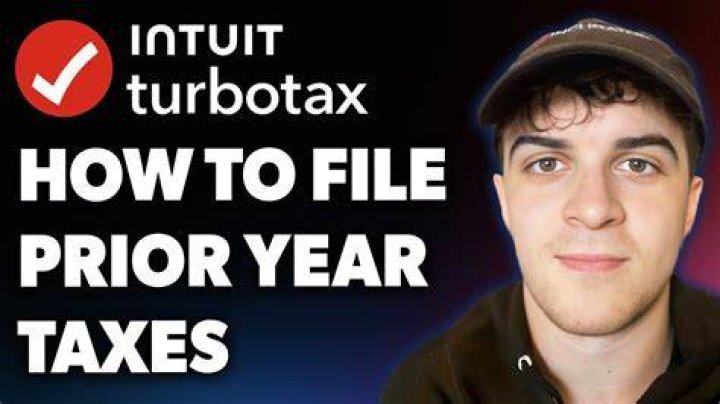 Do you need TurboTax to file prior years taxes?