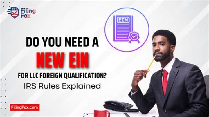 Does a foreign LLC need an EIN?