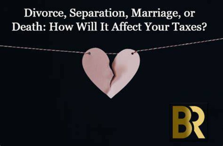 Does separation affect taxes?