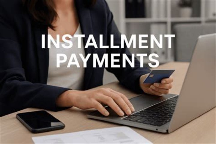 How are installment payments paid back to the IRS?