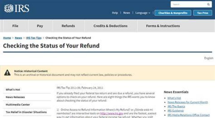 How can I check the status of my federal tax return?