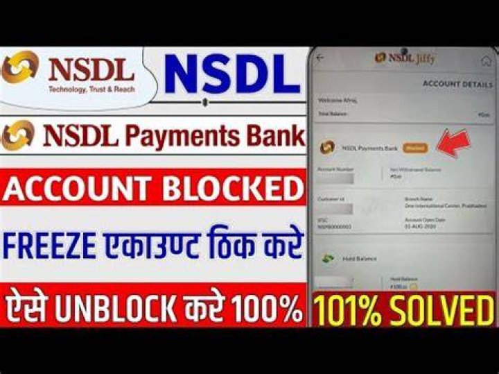 How can I unlock my NSDL account in CRA?