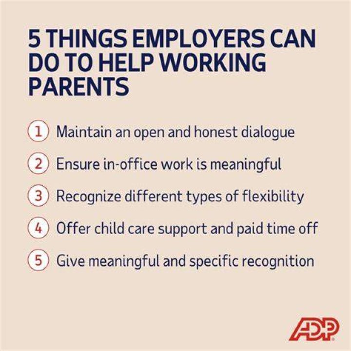 How companies can help working parents?