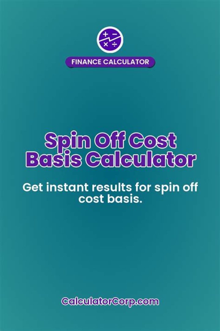 How do I calculate cost basis for a stock spin-off?