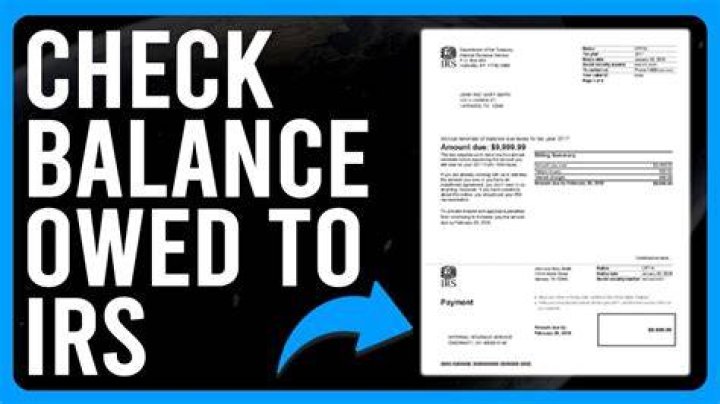 How do I check my balance for taxes?
