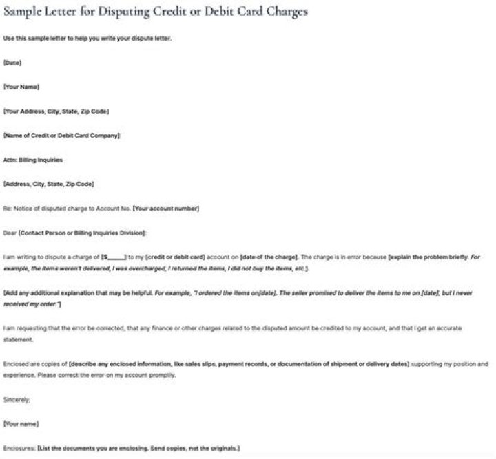 How do I dispute a Citibank credit card charges?