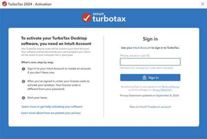 How do I enter my TurboTax activation code?