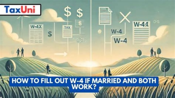 How do I fill out a W-2 if married and both work?