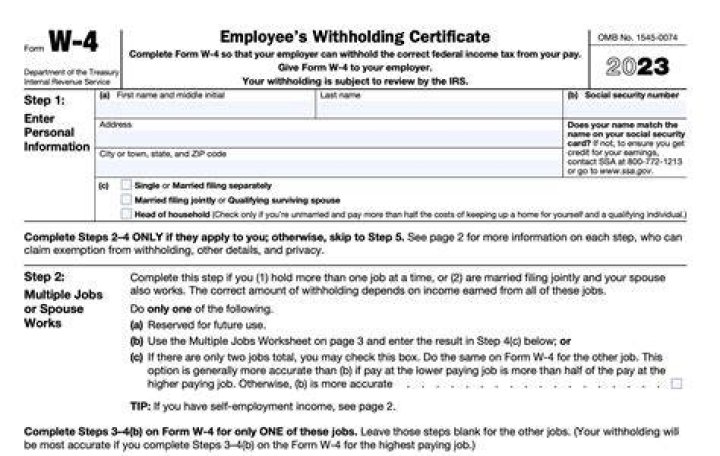 How do I fill out an updated w4?