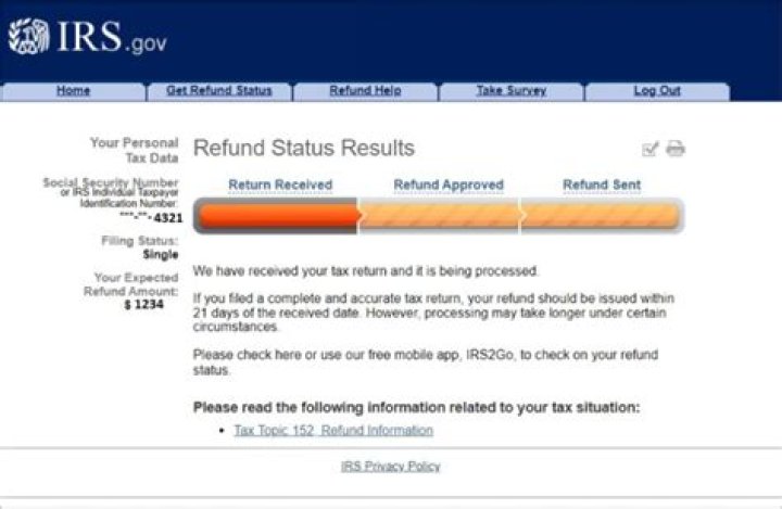 How do I find out if the IRS received my tax return?