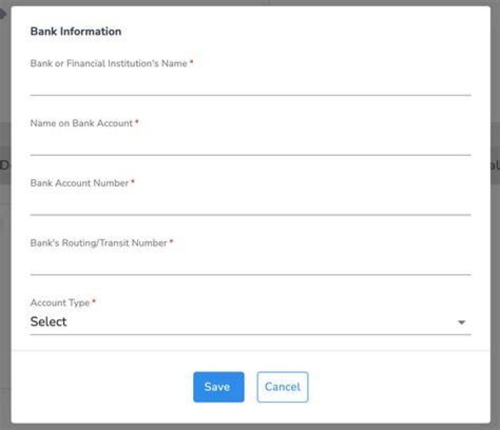 How do I get a copy of my banking information?