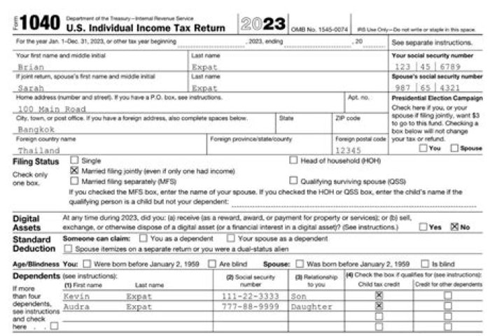 How do I know if my 1040 is filed?