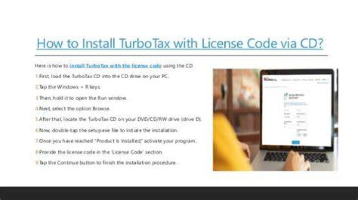 How do I load a CD into TurboTax?