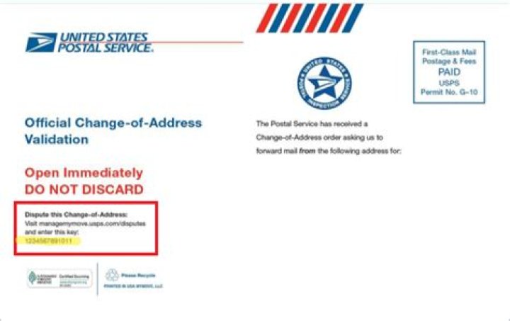 How do I notify the post office of a change-of-address?