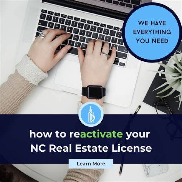 How do I reactivate my NC real estate license?