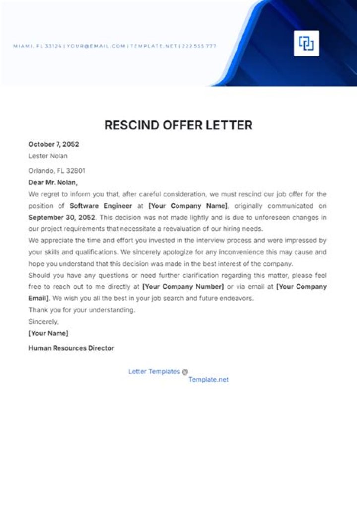 How do I rescind a settlement offer?