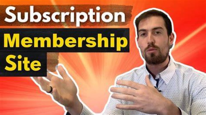 How do I start a subscription based membership site?