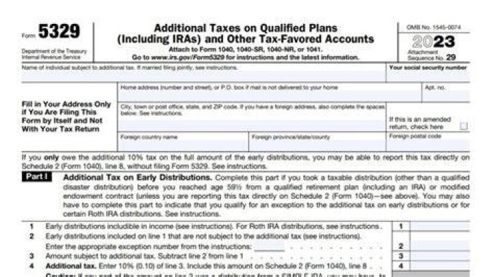 How do I submit form 5329?