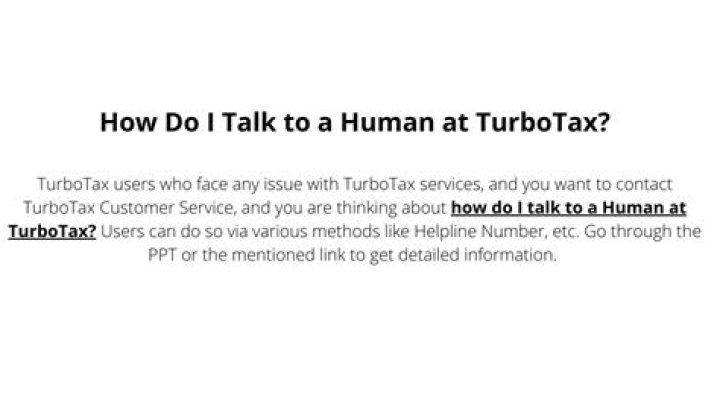 How do I talk to a TurboTax agent?