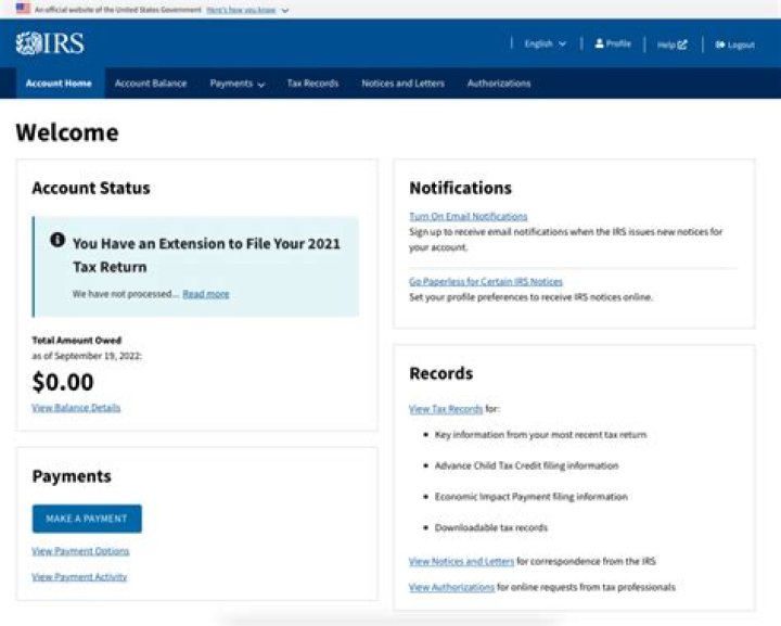 How do I update my address and bank account with the IRS?