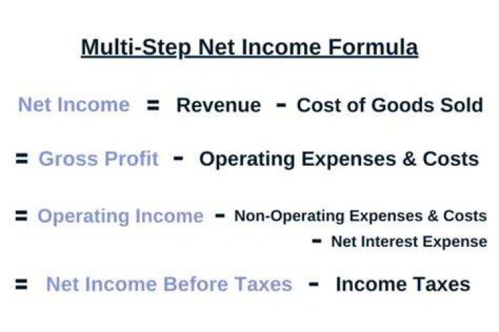 How do you calculate net income per month?